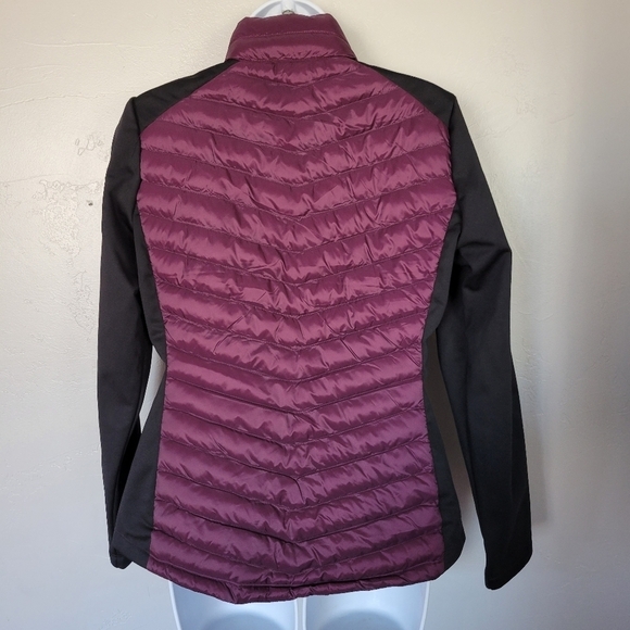 32° Heat NWT Potent Purple Puffer Jacket Long Sleeve Full Zip Quilted Pockets - Picture 5 of 7